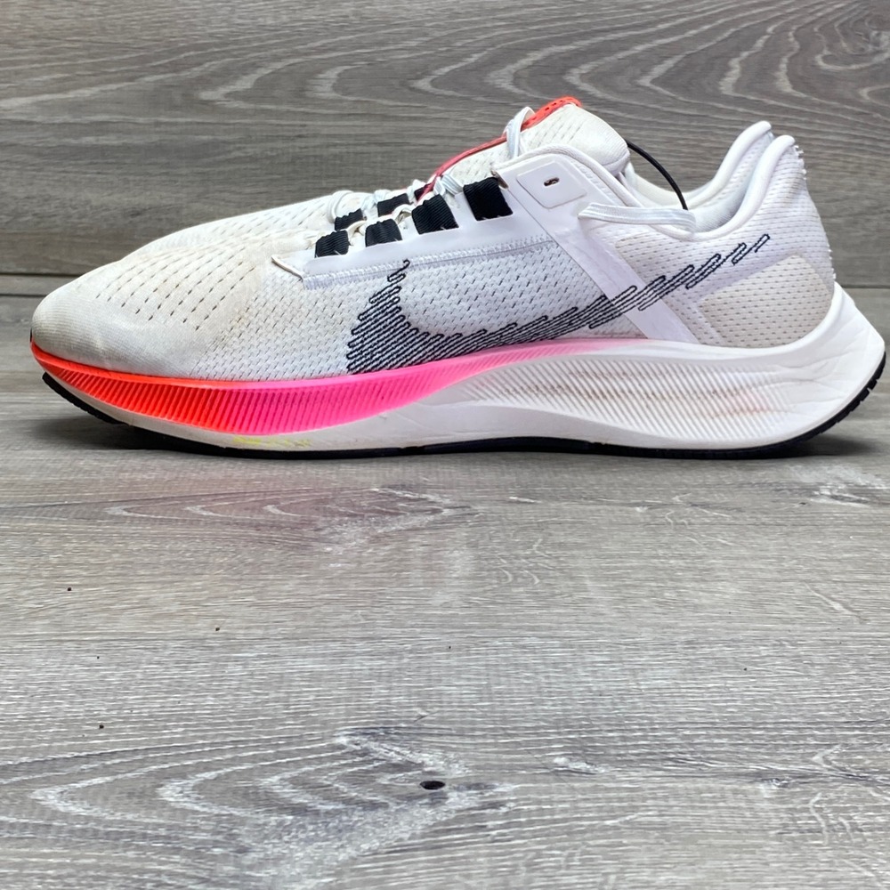 Nike Air Zoom Pegasus 38 Mens 12 Rawdacious White Crimson Pink DJ5397-100